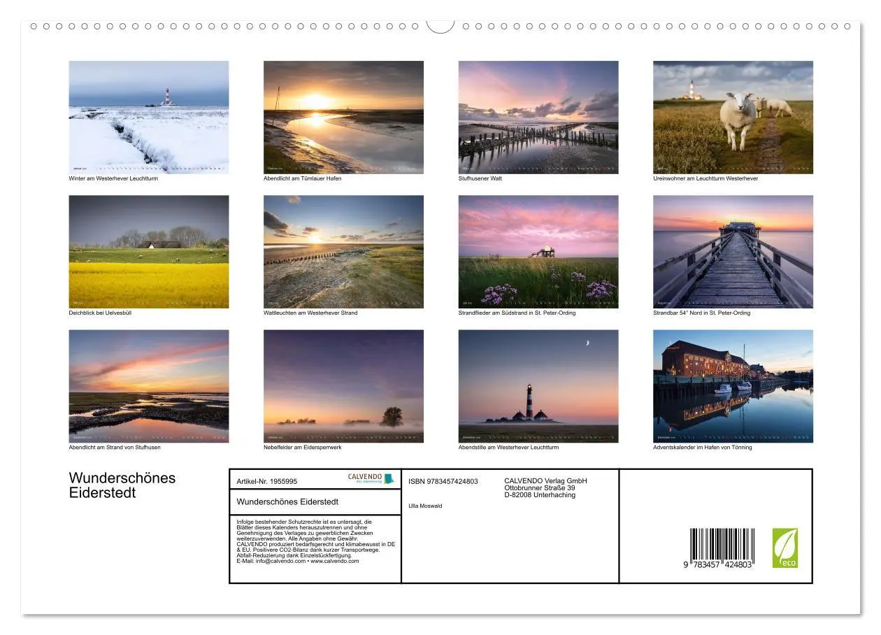 Bild: 9783457424803 | Wunderschönes Eiderstedt (hochwertiger Premium Wandkalender 2026...