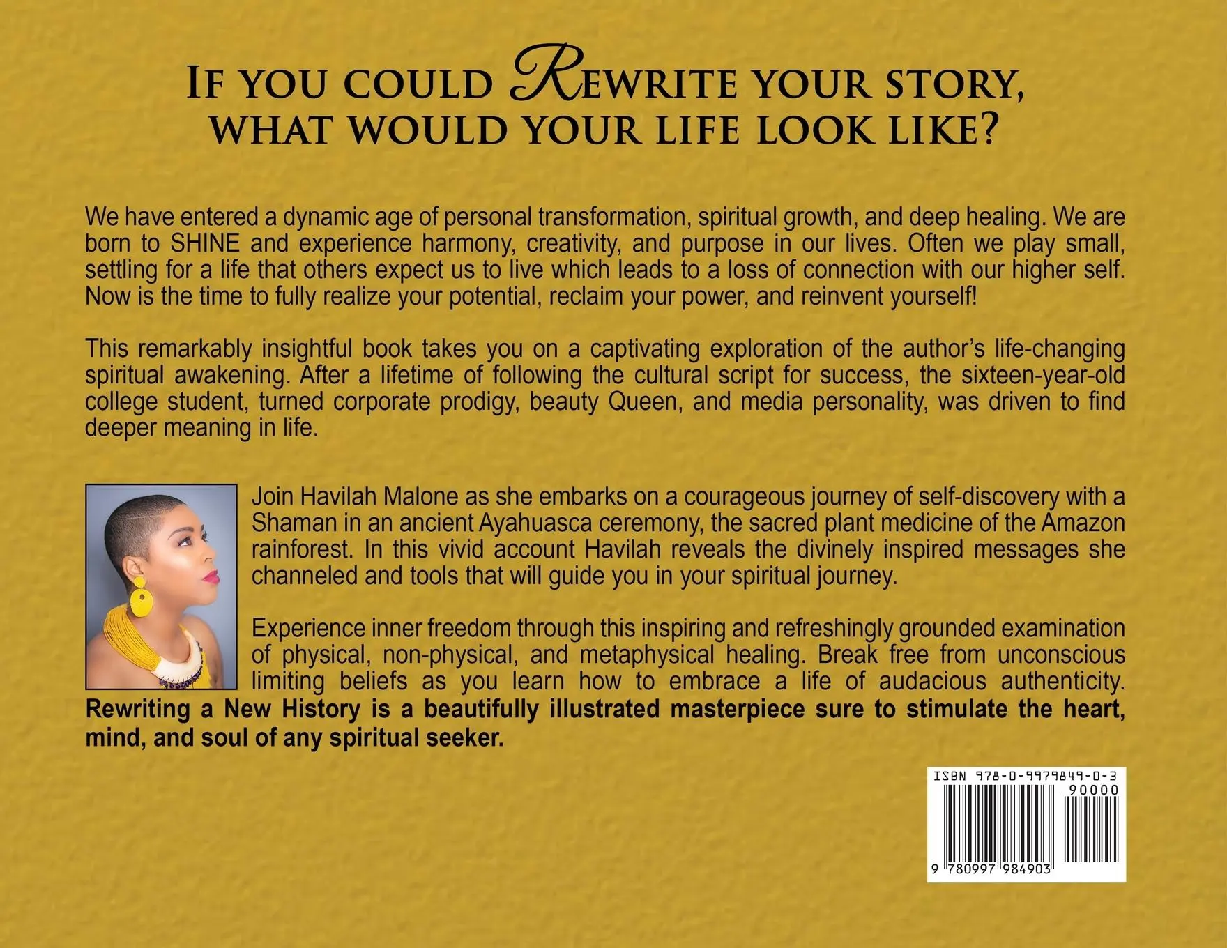 Rückseite: 9780997984903 | Rewriting A New History | Havilah Malone | Taschenbuch | Englisch
