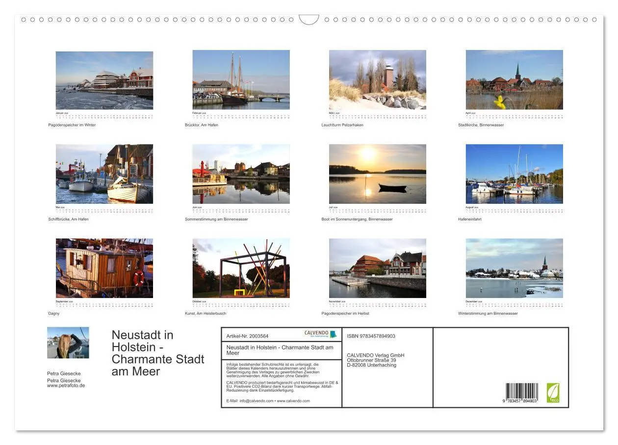 Bild: 9783457894903 | Neustadt in Holstein - Charmante Stadt am Meer (Wandkalender 2026...