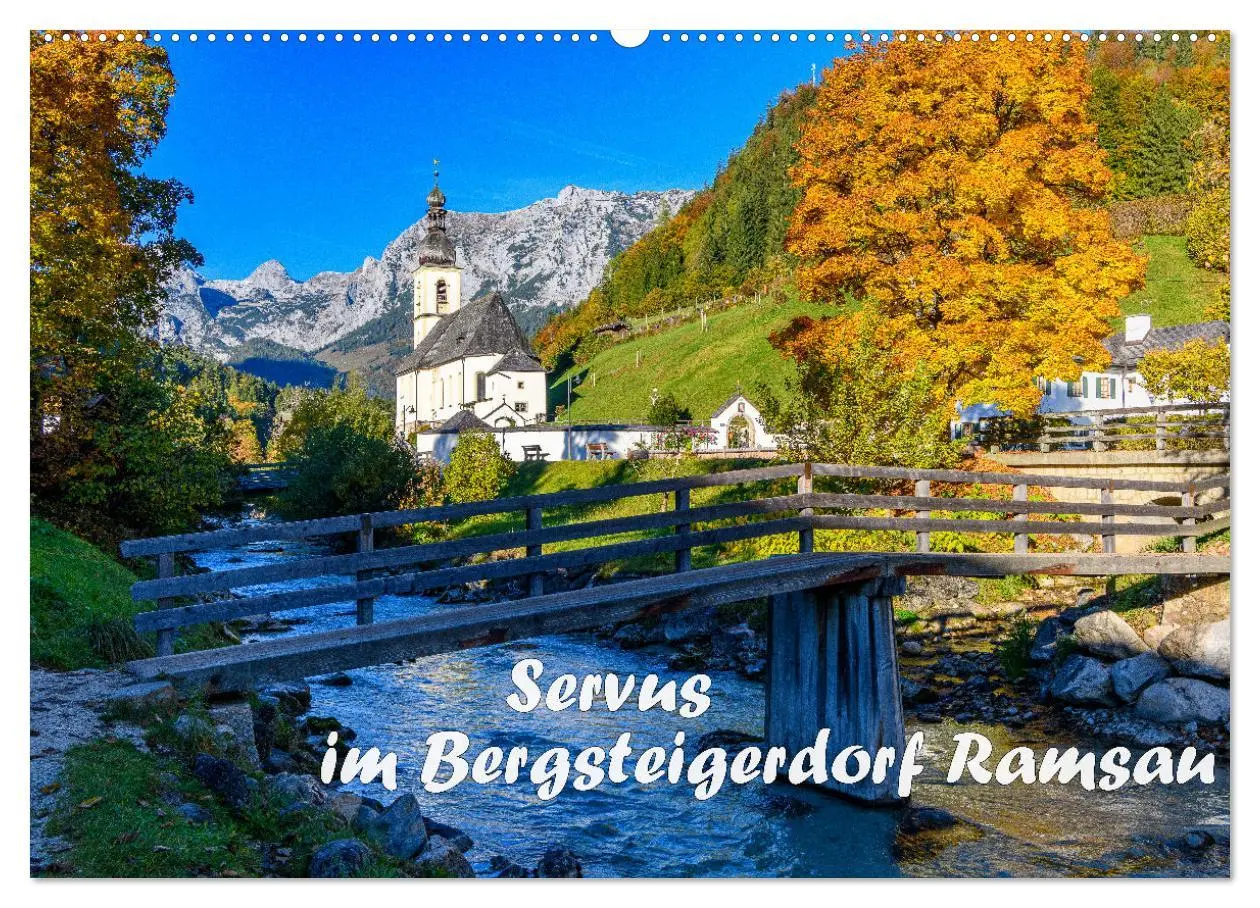 Cover: 9783457964903 | Servus im Bergsteigerdorf Ramsau (Wandkalender 2026 DIN A2 quer),...