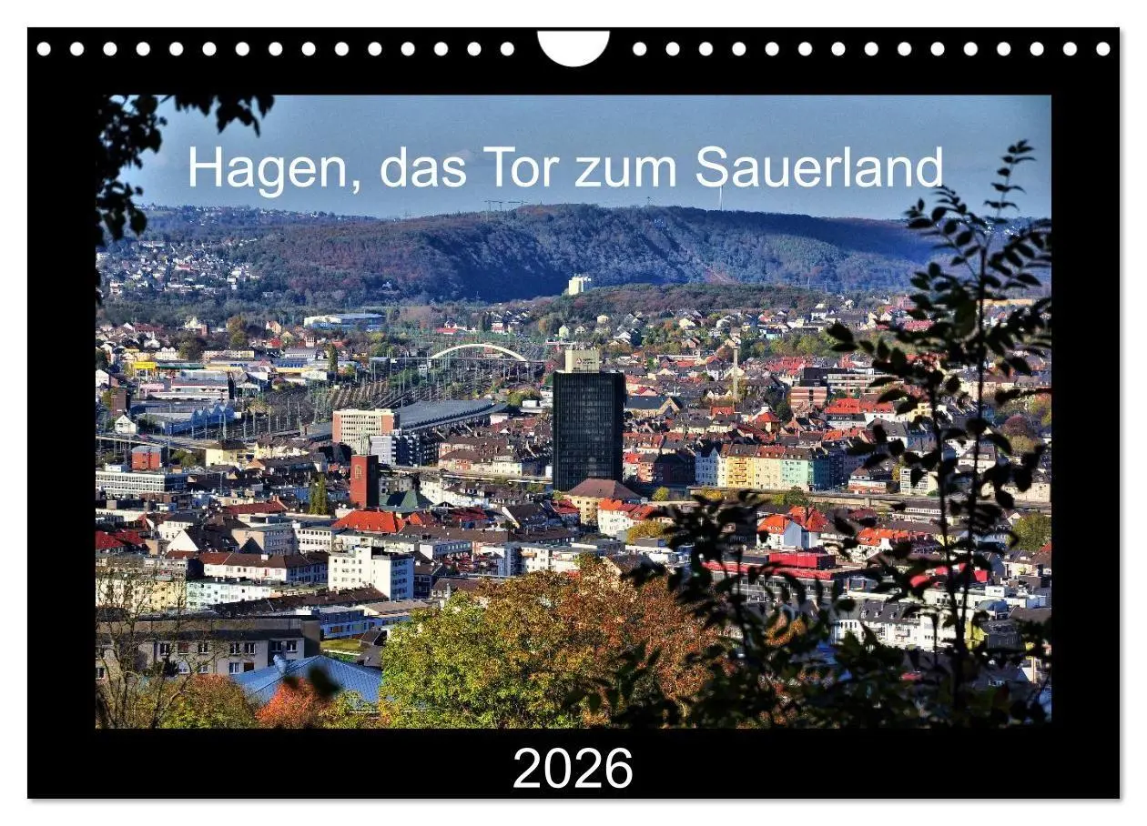 Cover: 9783516674903 | Hagen, das Tor zum Sauerland (Wandkalender 2026 DIN A4 quer),...