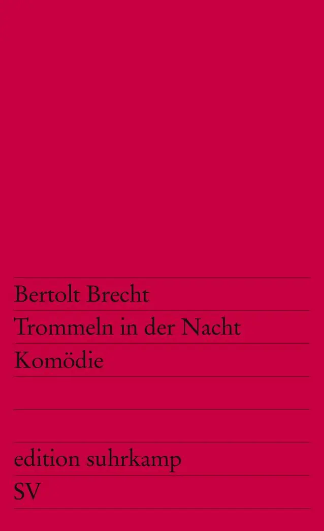 Cover: 9783518104903 | Trommeln in der Nacht | Bertolt Brecht | Taschenbuch | 60 S. | Deutsch