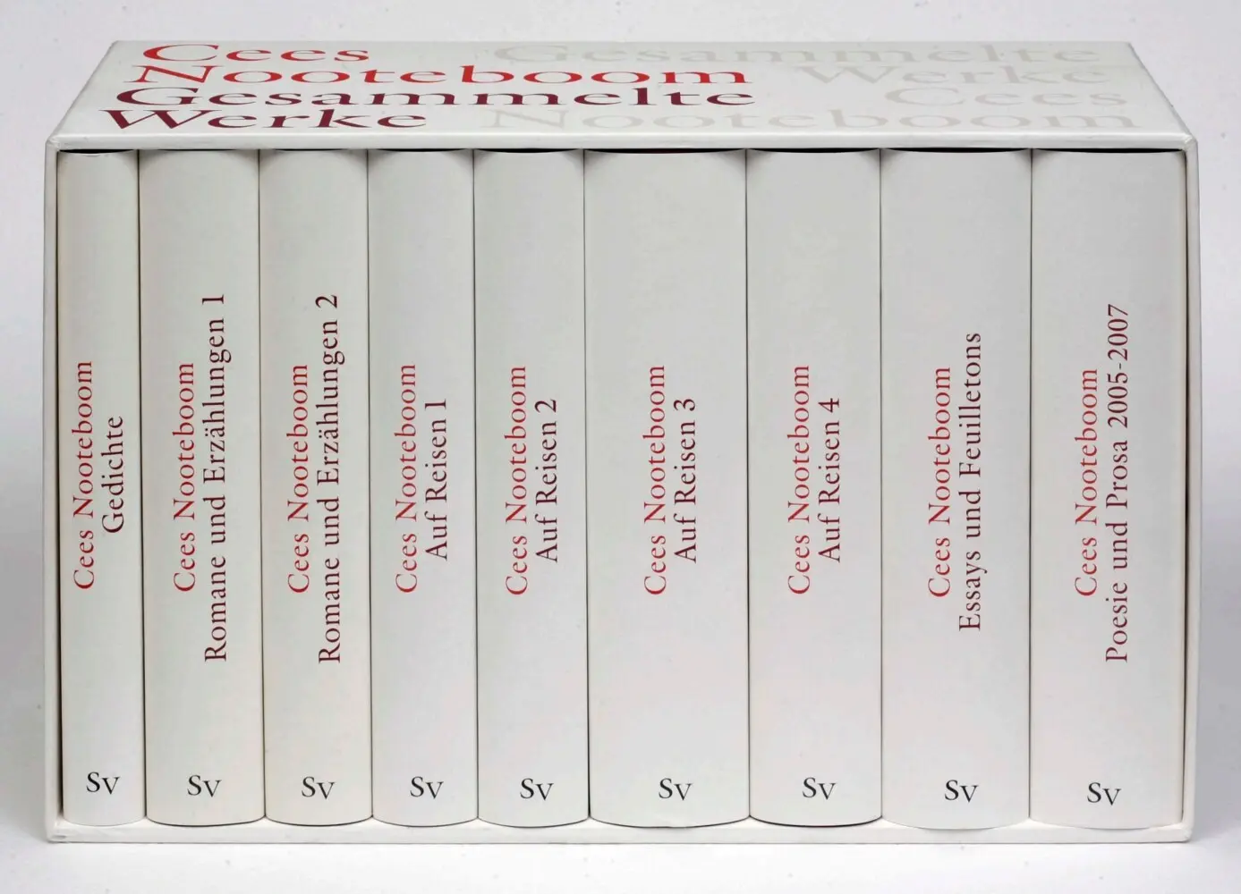 Cover: 9783518414903 | Gesammelte Werke in neun Bänden, 9 Teile | Cees Nooteboom | Buch
