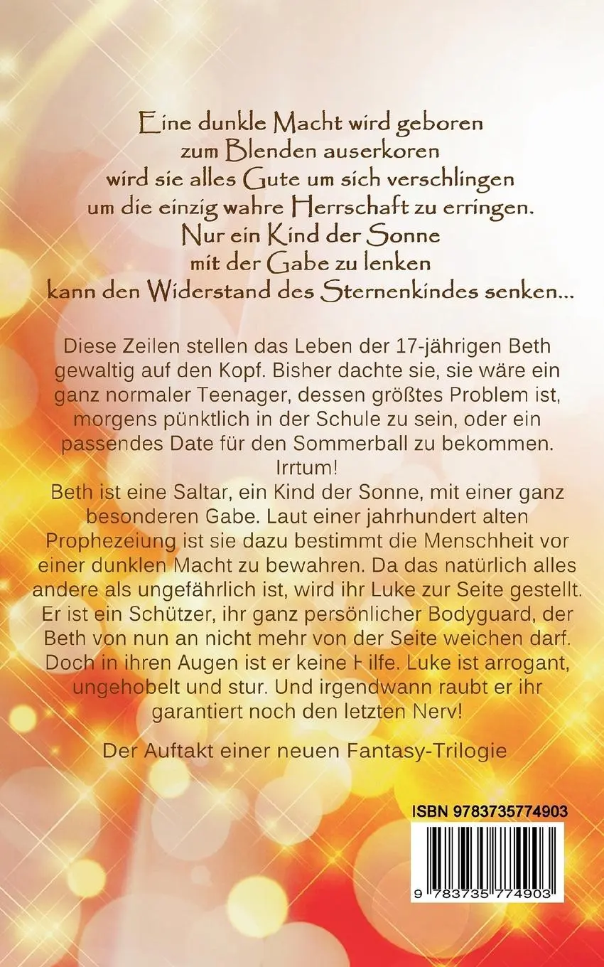Rückseite: 9783735774903 | Sonnenlicht | Die Macht der Gedanken | Josephine Prinz (u. a.) | Buch