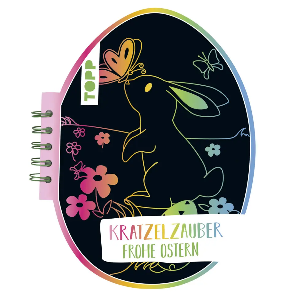 Cover: 9783772474903 | Kratzelzauber Ostern (Kratzelbuch in Ostereiform) | Buch | 84 S.