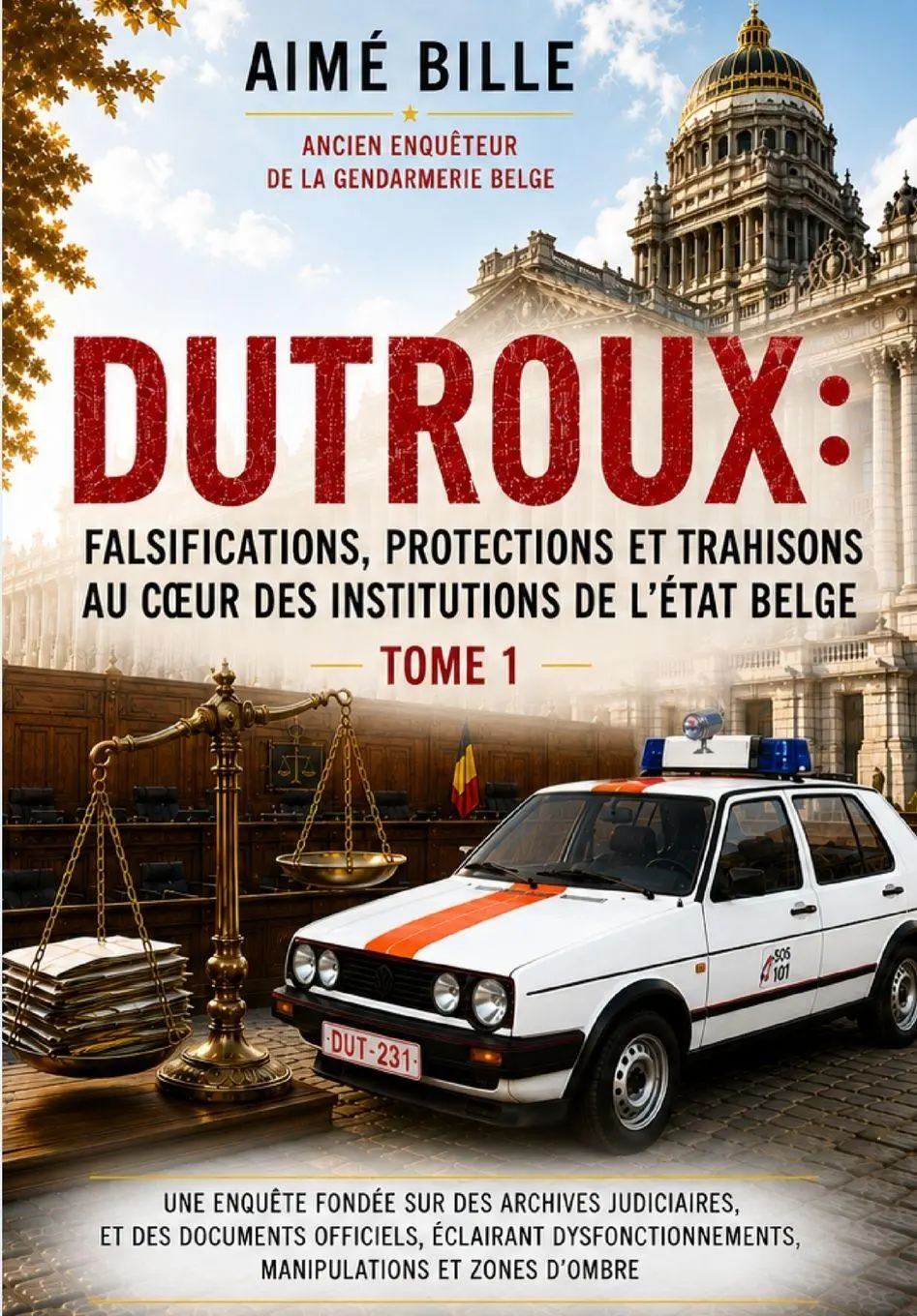 Cover: 9791098854903 | DUTROUX - FALSIFICATIONS, PROTECTIONS ET TRAHISONS AU COEUR DES...