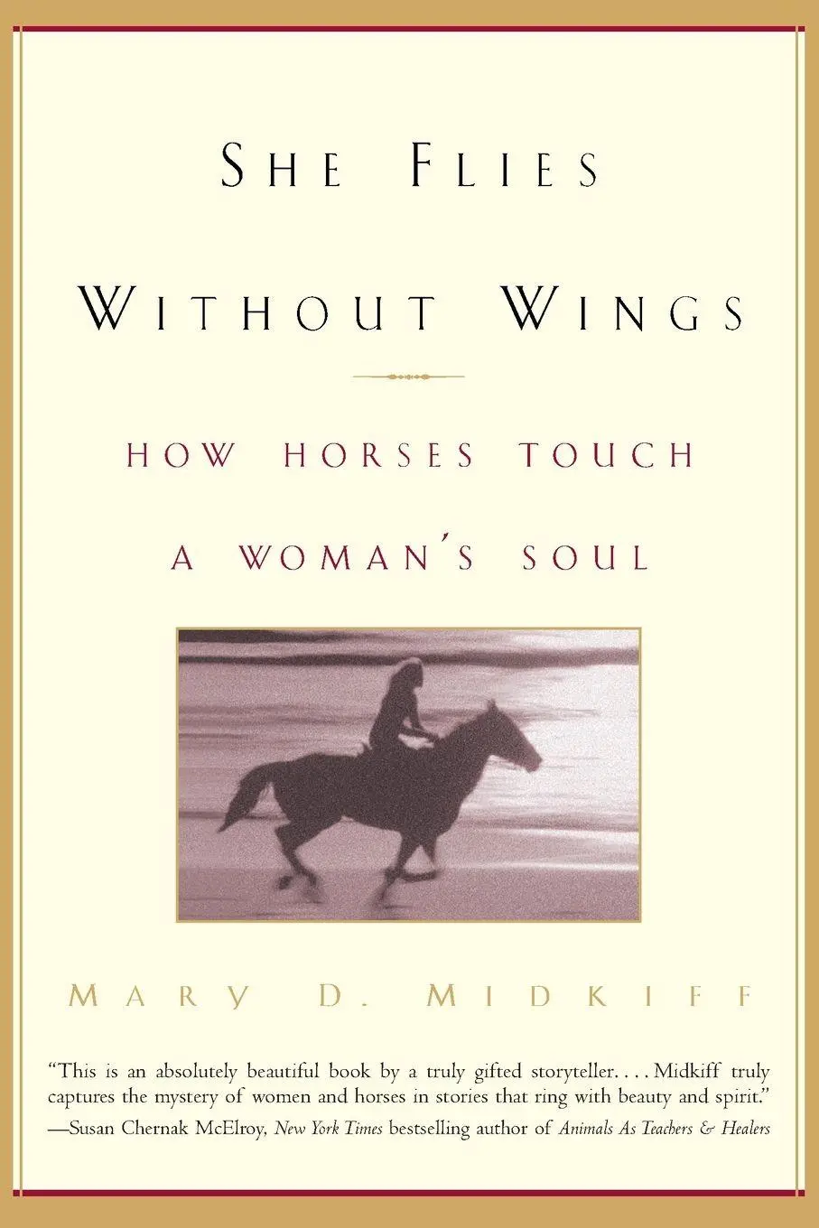 Cover: 9780385335003 | She Flies Without Wings | How Horses Touch a Woman's Soul | Midkiff