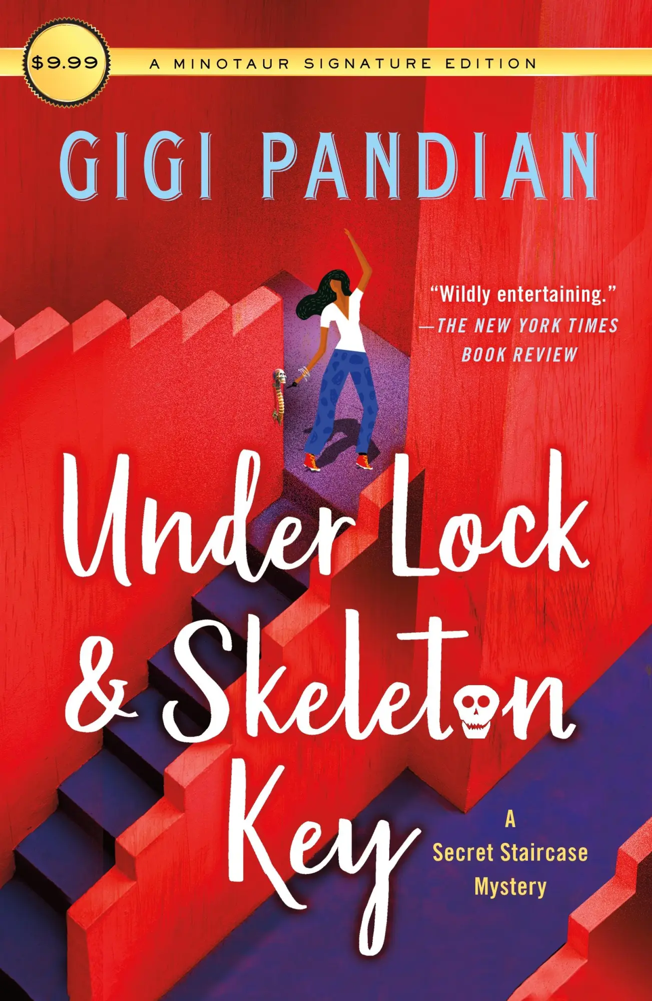 Cover: 9781250805003 | Under Lock &amp; Skeleton Key | A Secret Staircase Mystery | Gigi Pandian