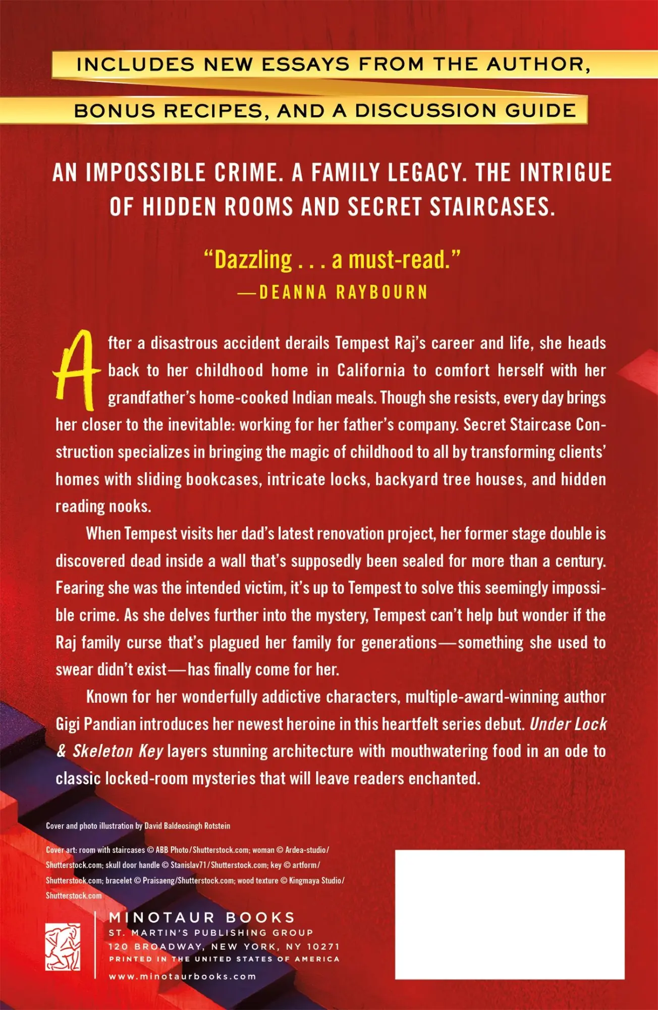 Rückseite: 9781250805003 | Under Lock &amp; Skeleton Key | A Secret Staircase Mystery | Gigi Pandian