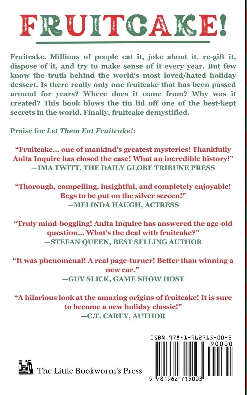 Rückseite: 9781962715003 | Let Them Eat Fruitcake! | Anita Inquire | Taschenbuch | Englisch
