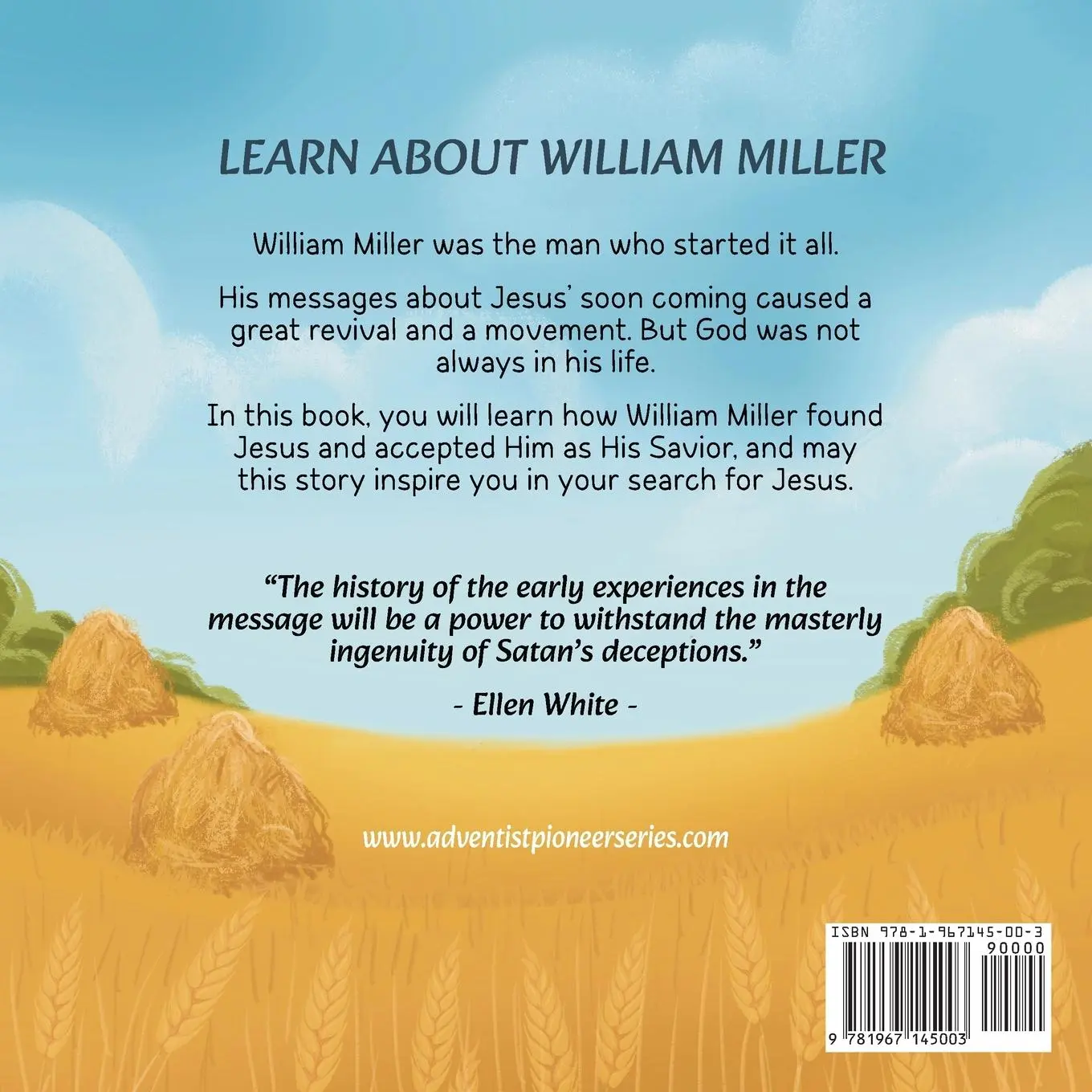 Rückseite: 9781967145003 | William Miller Finds A Savior | Monik Folkman | Taschenbuch | Englisch
