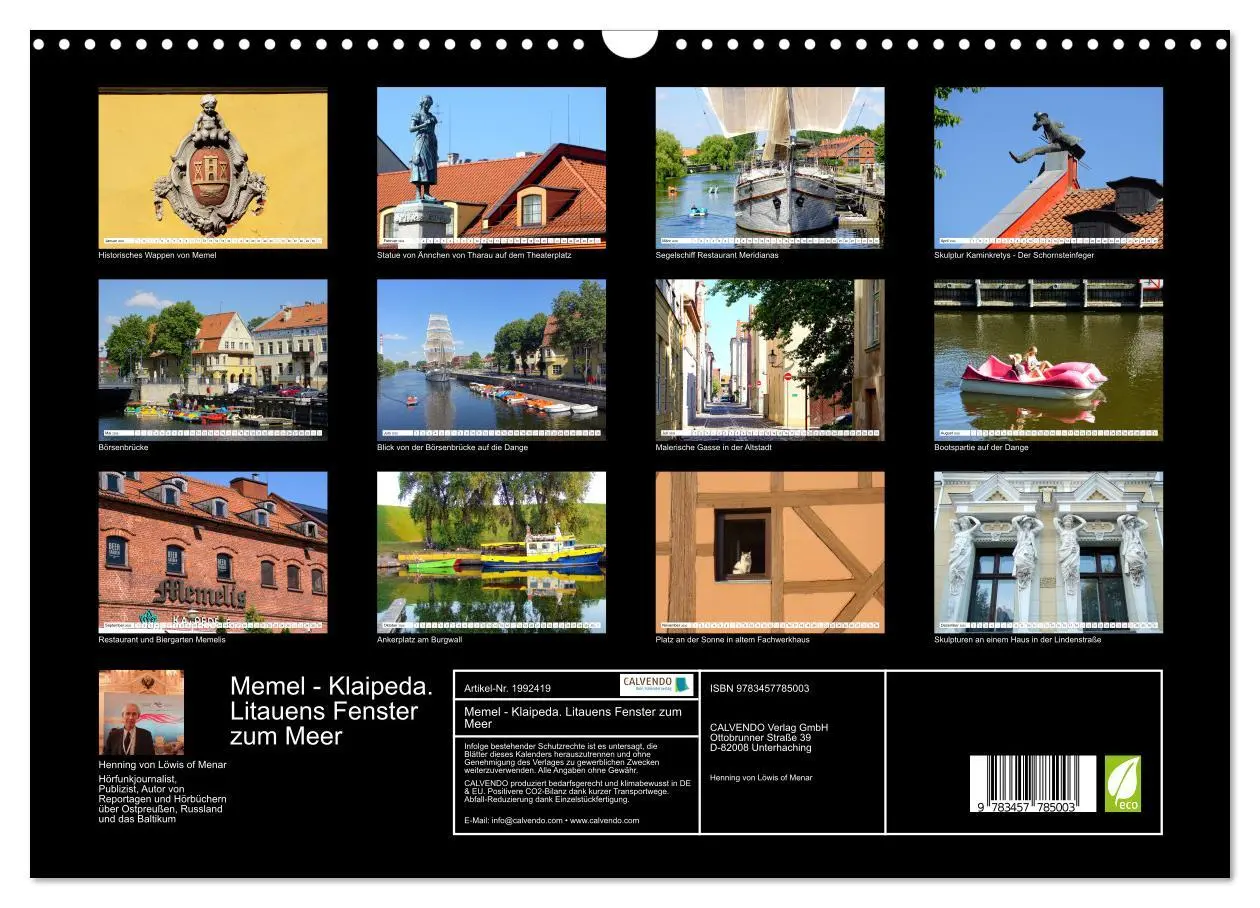 Bild: 9783457785003 | Memel - Klaipeda. Litauens Fenster zum Meer (Wandkalender 2026 DIN...