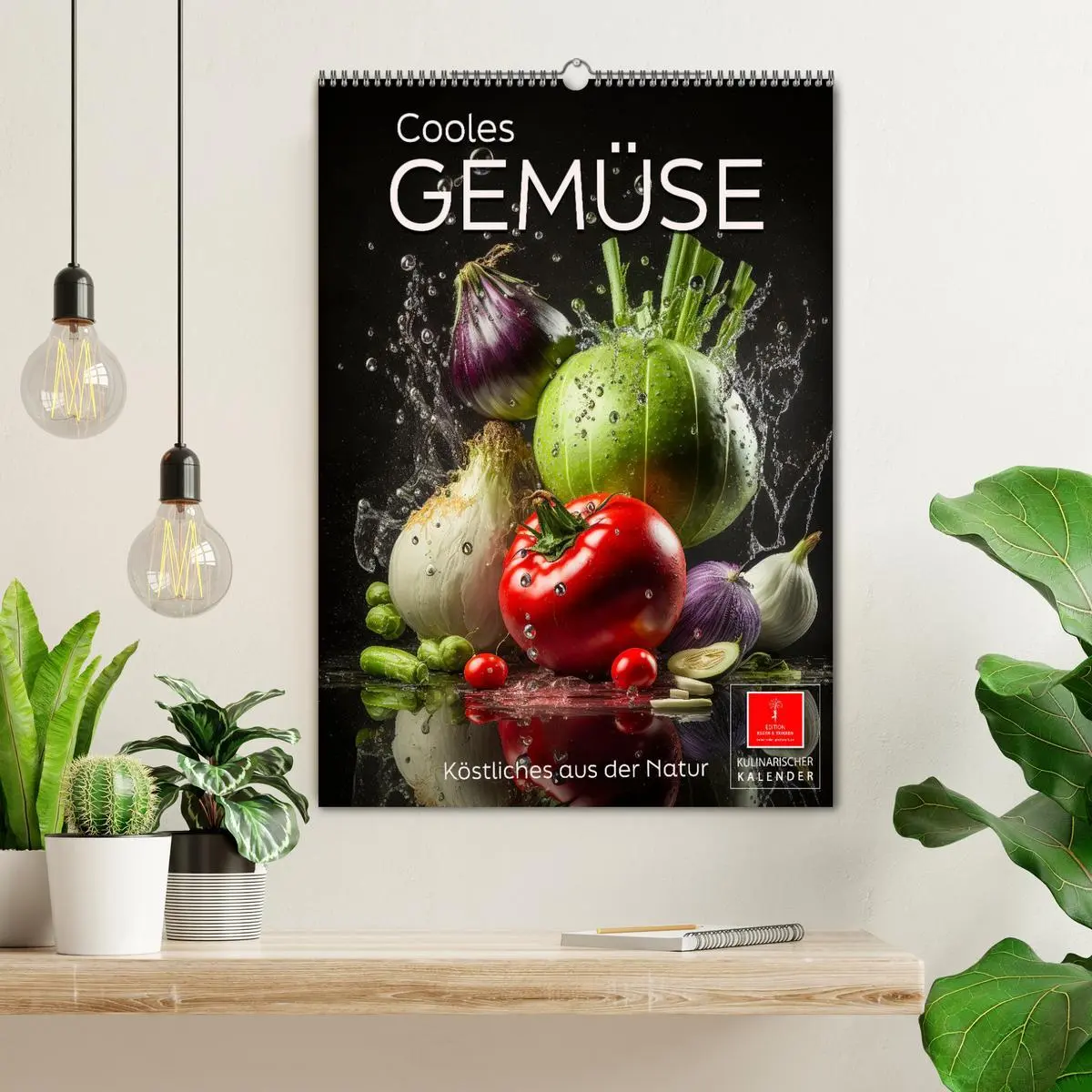 Bild: 9783516325003 | Cooles Gemüse (Wandkalender 2026 DIN A2 hoch), CALVENDO Monatskalender