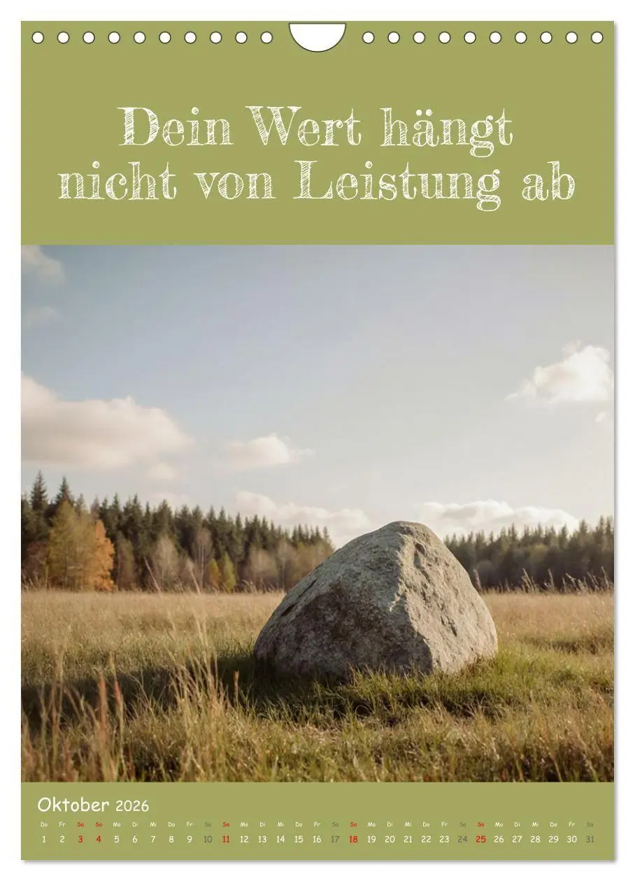 Bild: 9783516705003 | Positiv denken - Kalender für mehr Selbstvertrauen (Wandkalender...