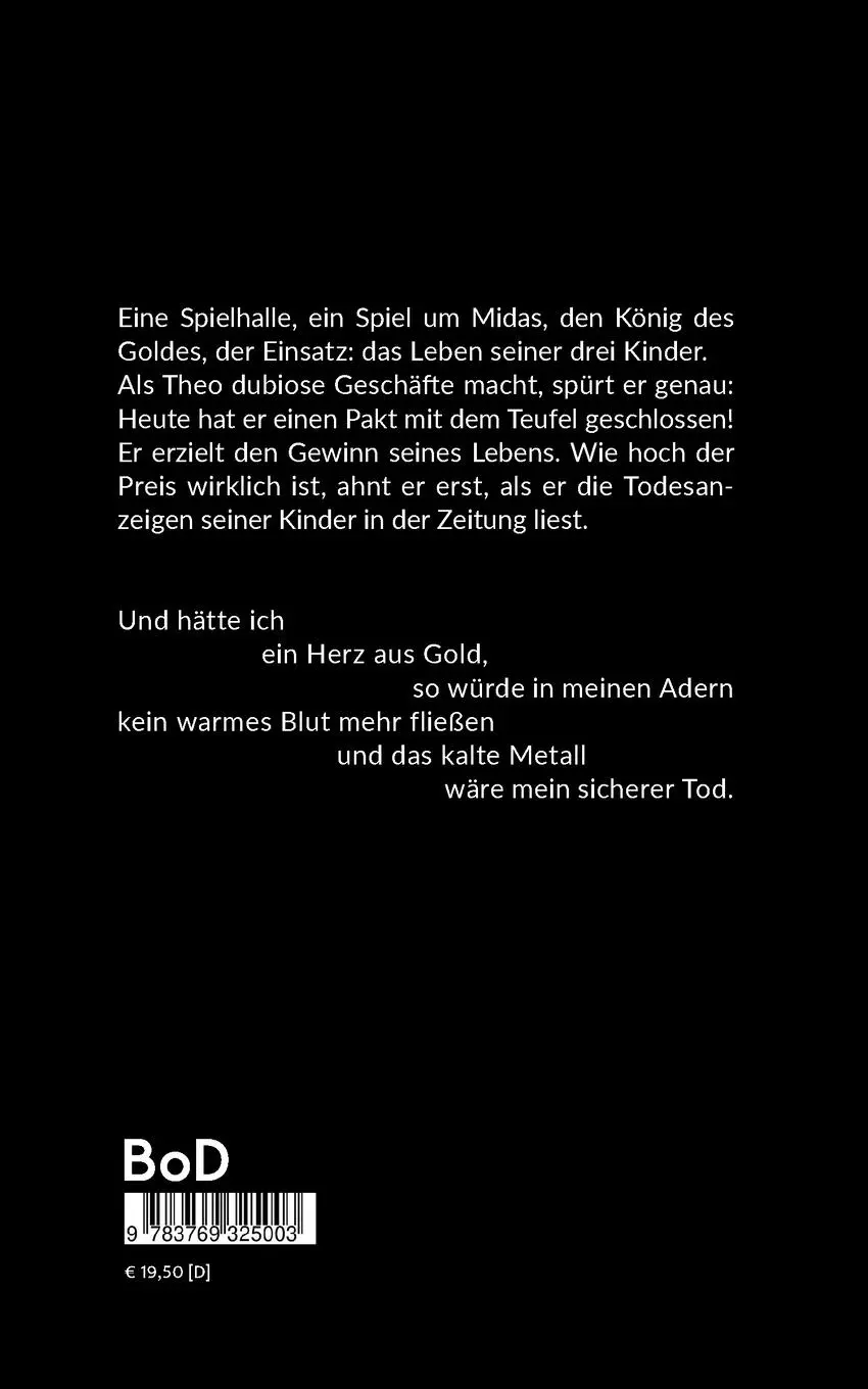 Rückseite: 9783769325003 | Midas Spielverderber | Susanne Grußler | Taschenbuch | 424 S. | 2024