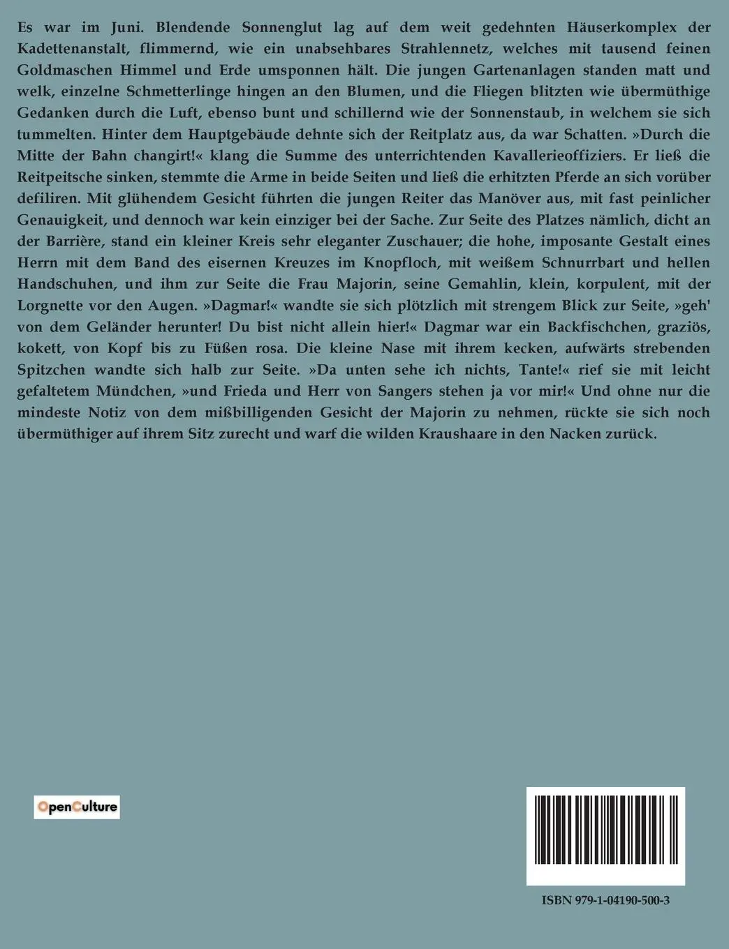 Rückseite: 9791041905003 | Der Irrgeist des Schlosses | Nataly Von Eschstruth | Taschenbuch