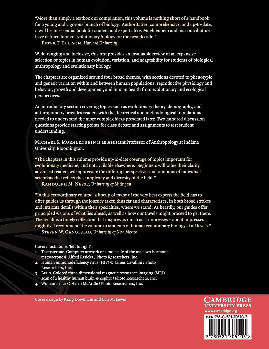 Rückseite: 9780521705103 | Human Evolutionary Biology | Michael P. Muehlenbein | Taschenbuch