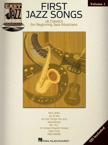 Cover: 9781458415103 | First Jazz Songs - Easy Jazz Play-Along Volume 1 Book/Online Audio