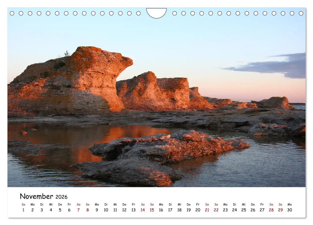 Bild: 9783457915103 | Gotland Impressionen (Wandkalender 2026 DIN A4 quer), CALVENDO...