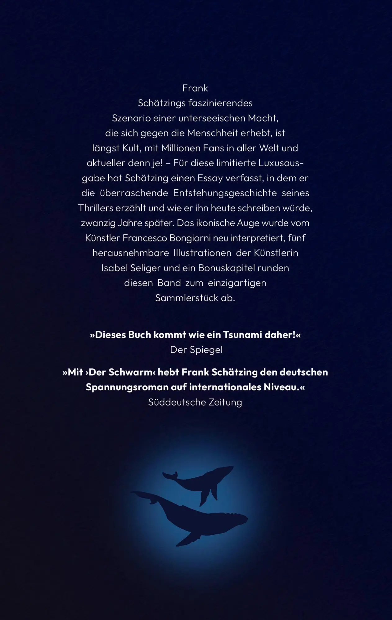 Rückseite: 9783462005103 | Der Schwarm | Limited Special Edition | Frank Schätzing | Buch | 2023