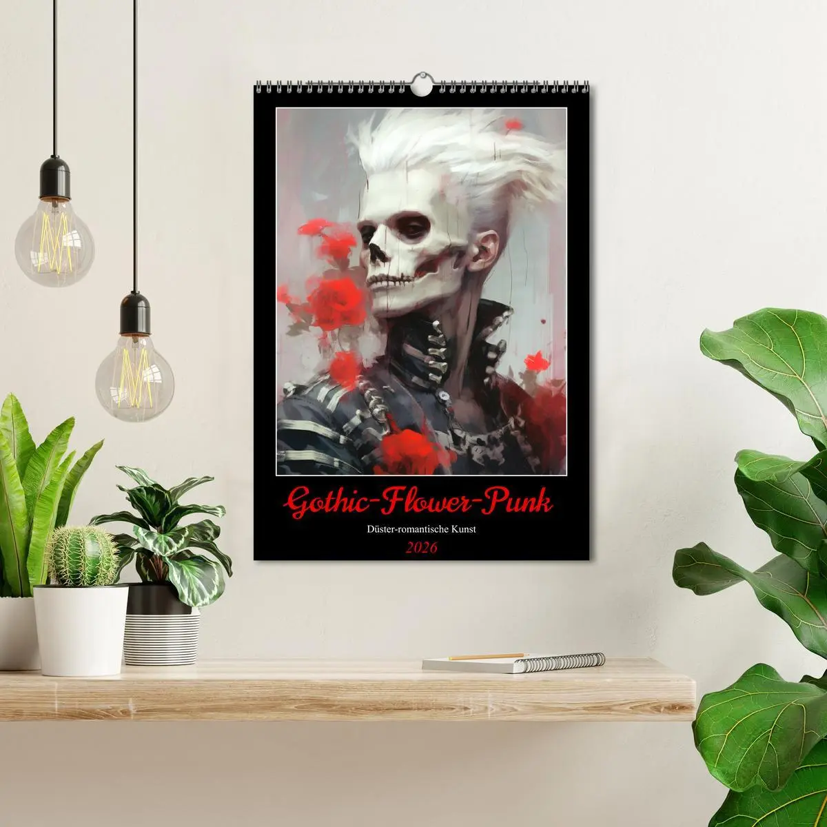 Bild: 9783516315103 | Gothic-Flower-Punk. Düster-romantische Kunst (Wandkalender 2026 DIN...