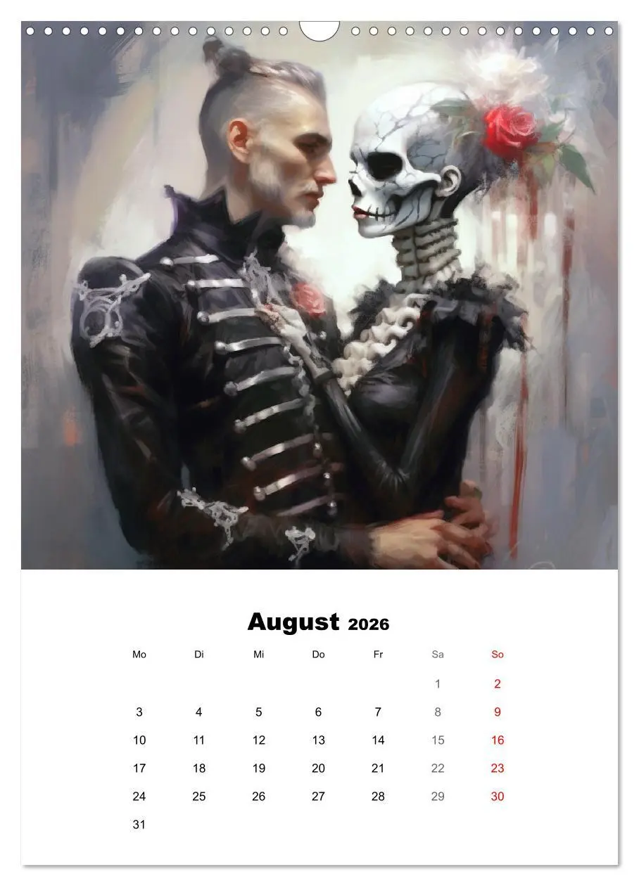 Bild: 9783516315103 | Gothic-Flower-Punk. Düster-romantische Kunst (Wandkalender 2026 DIN...