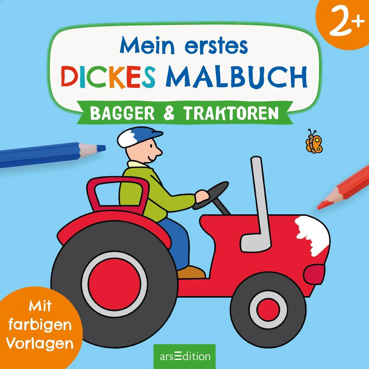Bild: 9783845855103 | Mein erstes dickes Malbuch ab 2 - Bagger und Traktoren | Beurenmeister