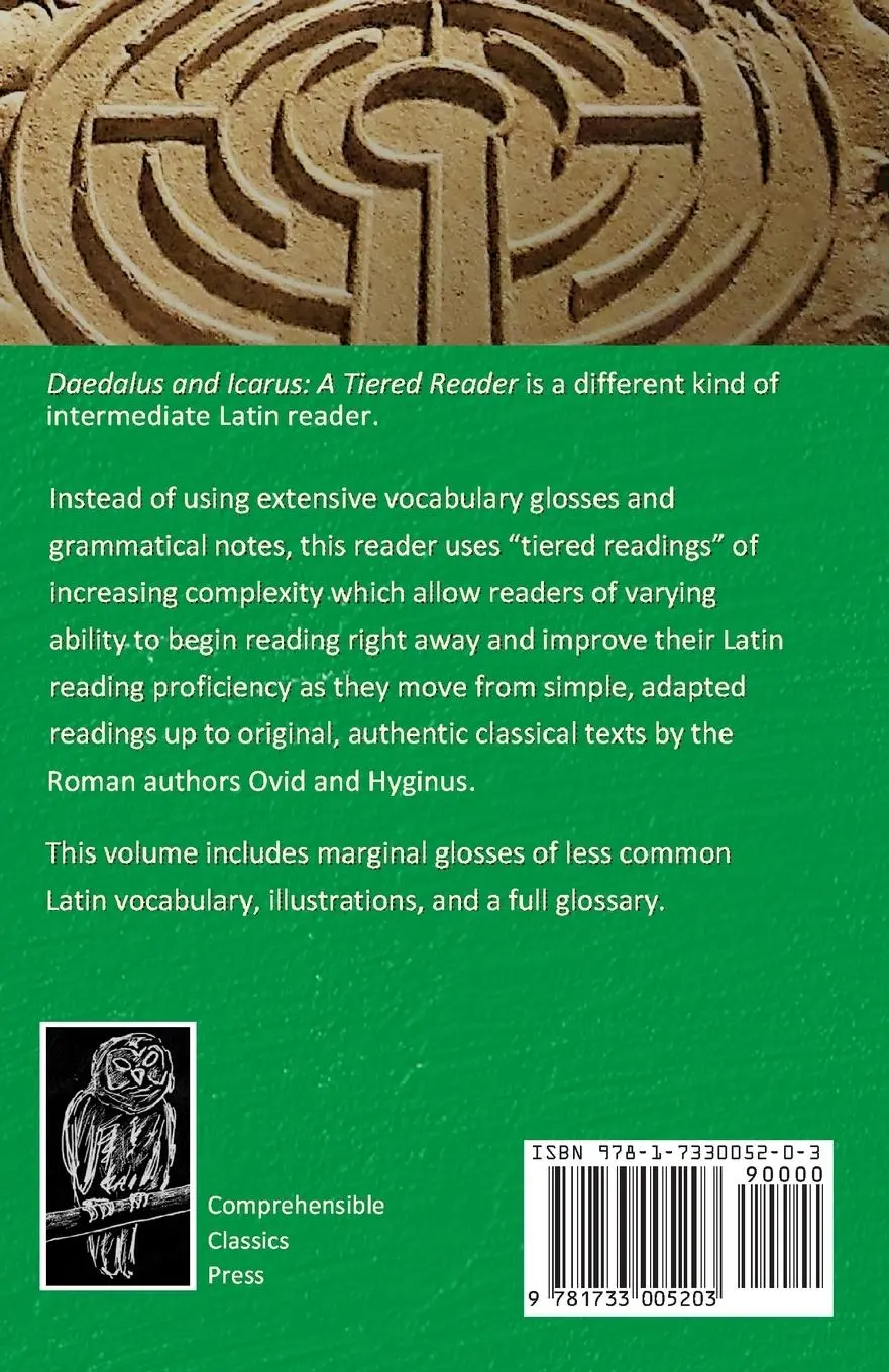 Rückseite: 9781733005203 | Daedalus et Icarus | A Tiered Latin Reader | Andrew Olimpi | Buch