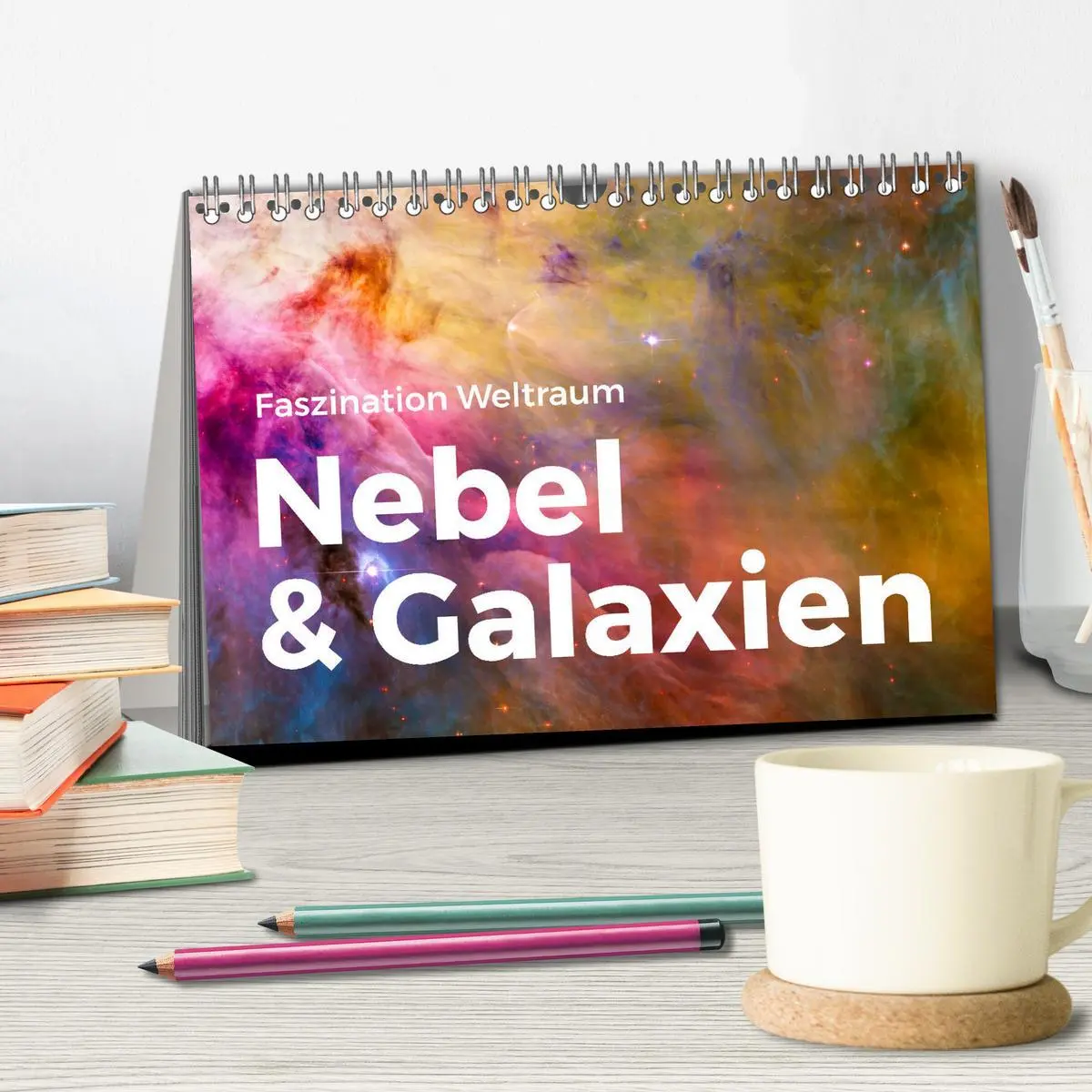 Bild: 9783457385203 | Nebel &amp; Galaxien - Faszination Weltraum (Tischkalender 2026 DIN A5...