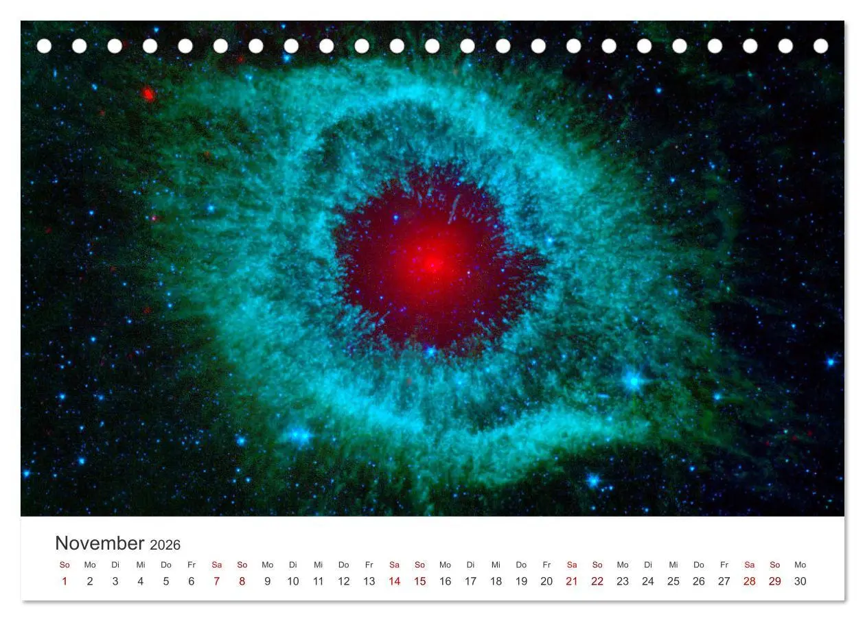 Bild: 9783457385203 | Nebel &amp; Galaxien - Faszination Weltraum (Tischkalender 2026 DIN A5...