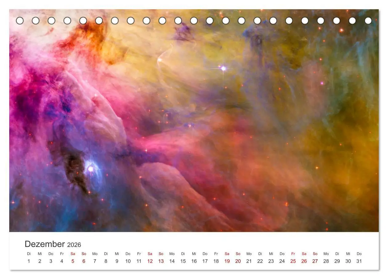 Bild: 9783457385203 | Nebel &amp; Galaxien - Faszination Weltraum (Tischkalender 2026 DIN A5...