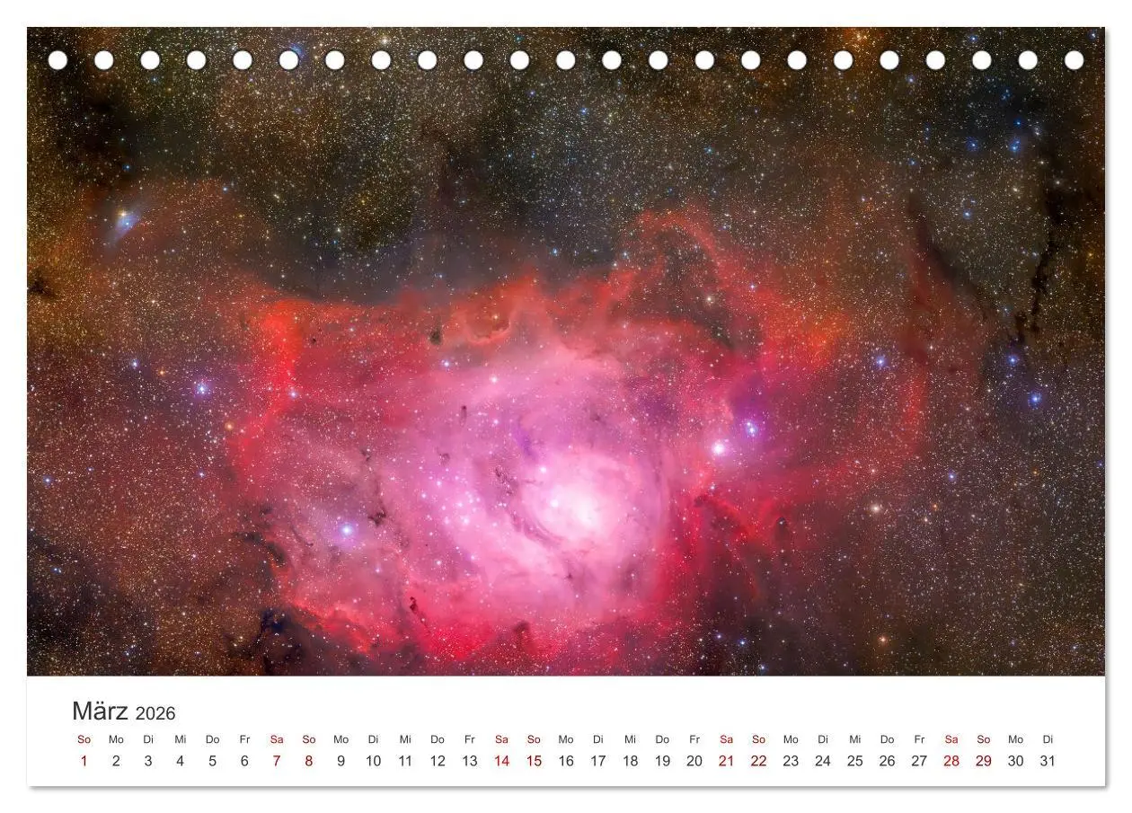 Bild: 9783457385203 | Nebel &amp; Galaxien - Faszination Weltraum (Tischkalender 2026 DIN A5...