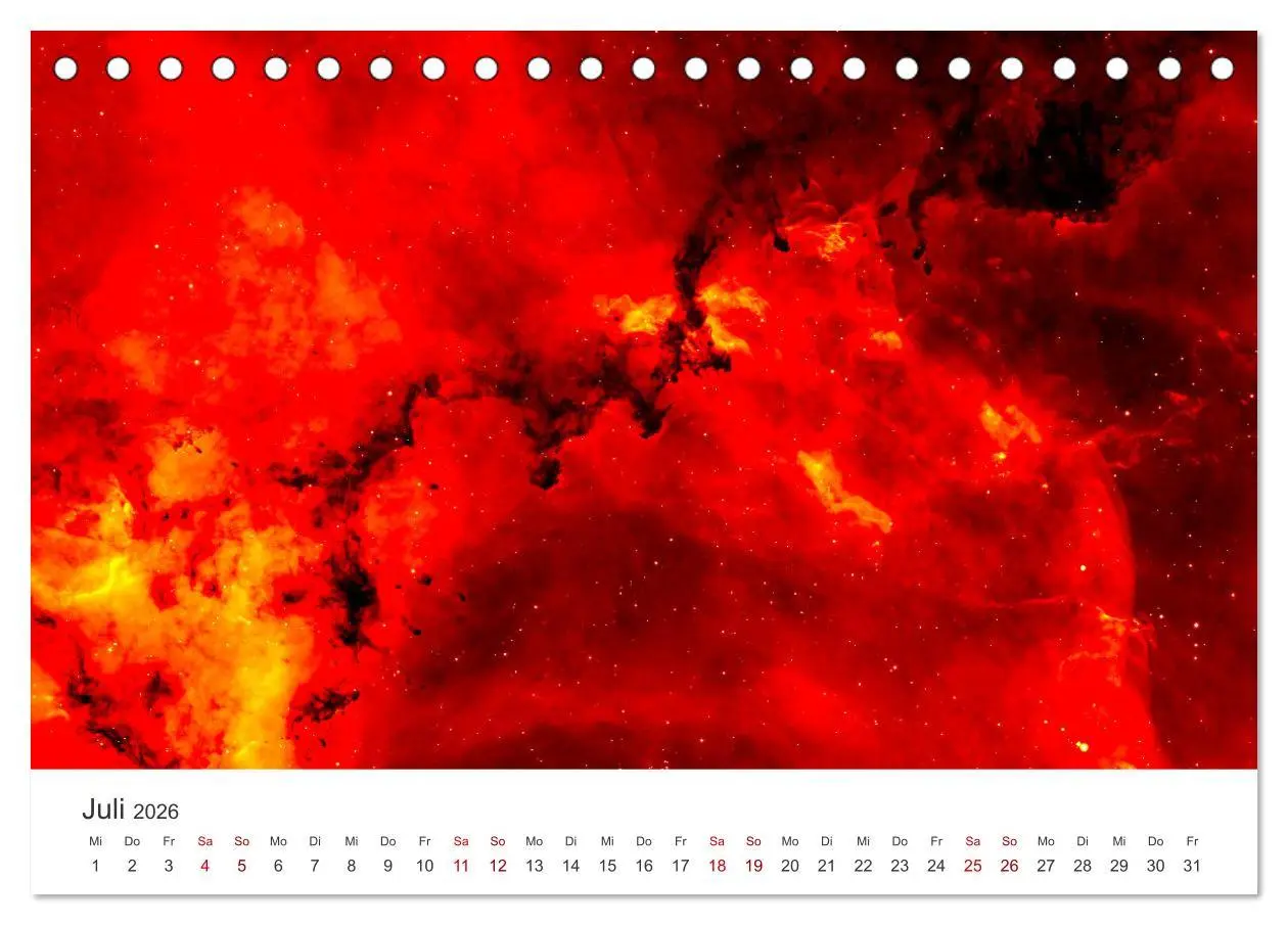 Bild: 9783457385203 | Nebel &amp; Galaxien - Faszination Weltraum (Tischkalender 2026 DIN A5...