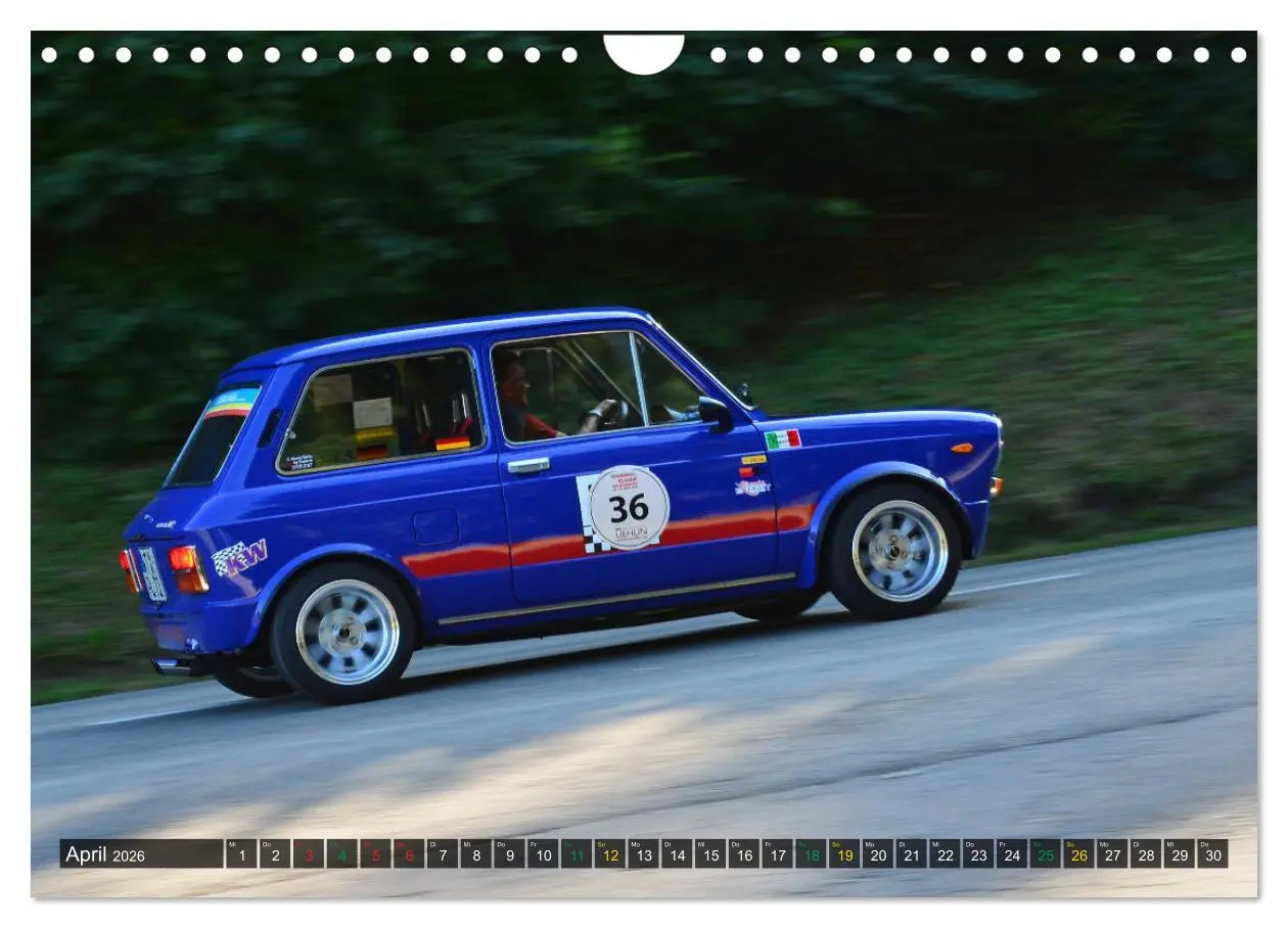 Bild: 9783457765203 | OLDTIMER BERGRENNEN - Kleine Flitzer (Wandkalender 2026 DIN A4...