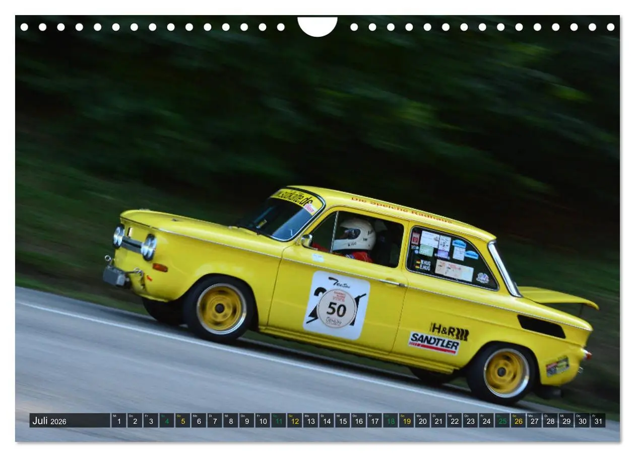 Bild: 9783457765203 | OLDTIMER BERGRENNEN - Kleine Flitzer (Wandkalender 2026 DIN A4...