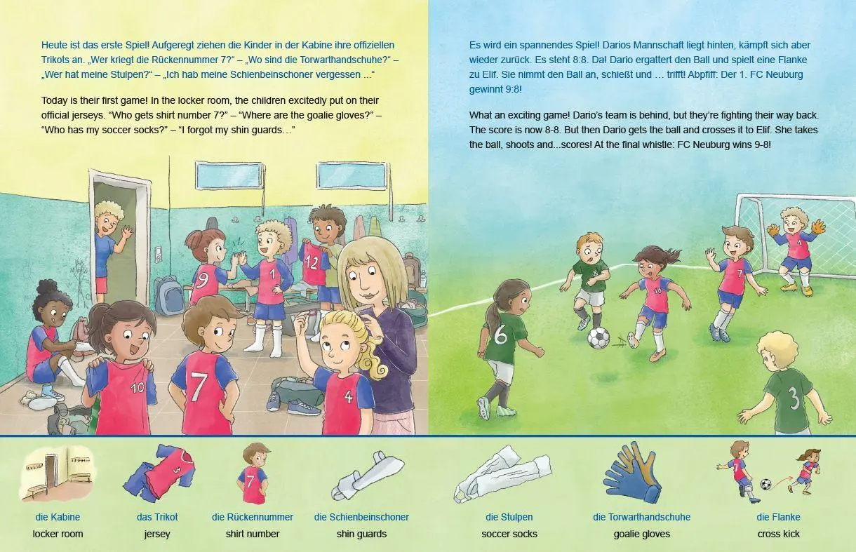 Bild: 9783695055203 | Fußball (Deutsch-Englisch) | Zweisprachiges Kinderbuch | Susanne Böse