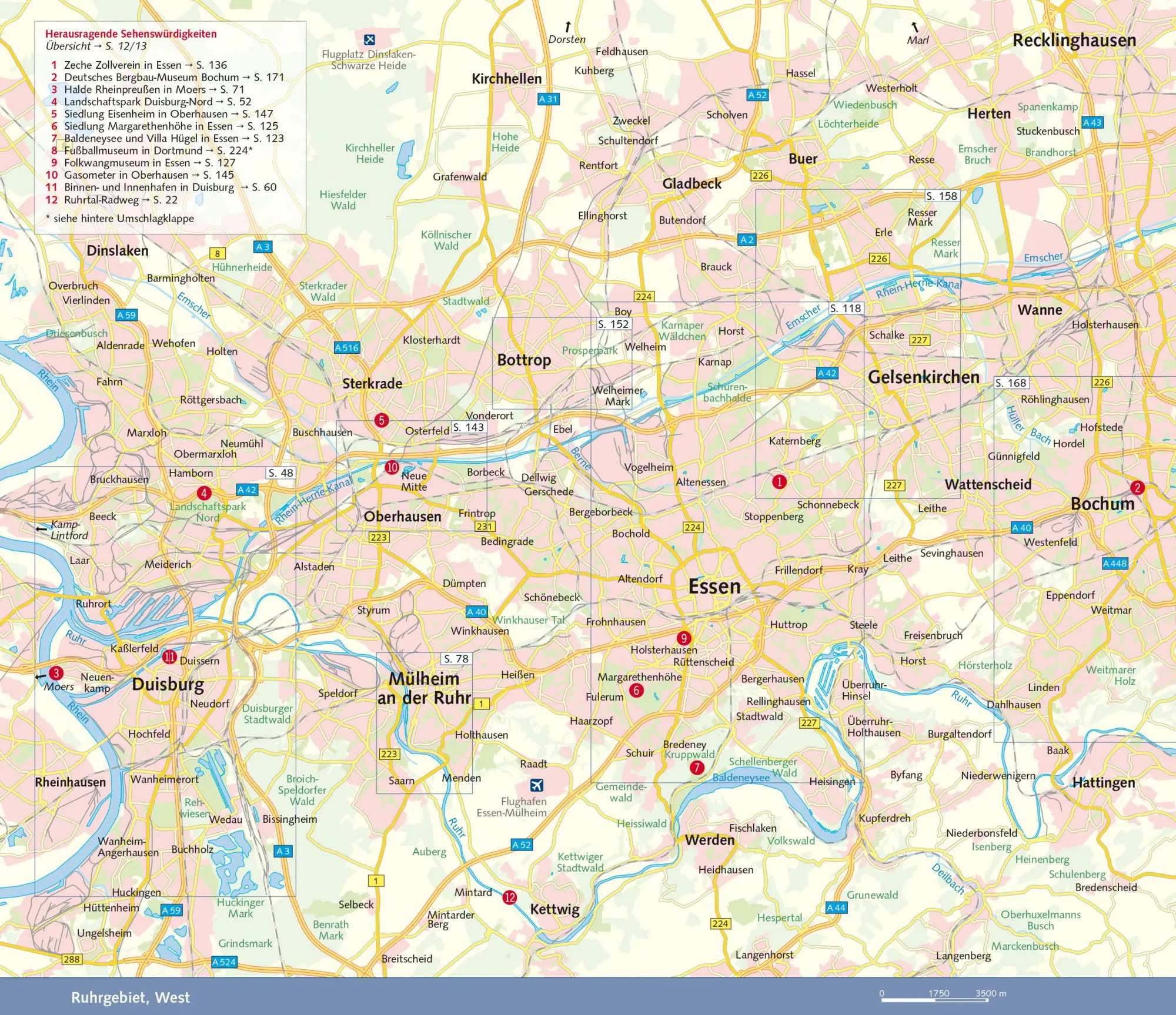 Bild: 9783897945203 | Reiseführer Ruhrgebiet | Metropolen, Industriekultur und Landschaften