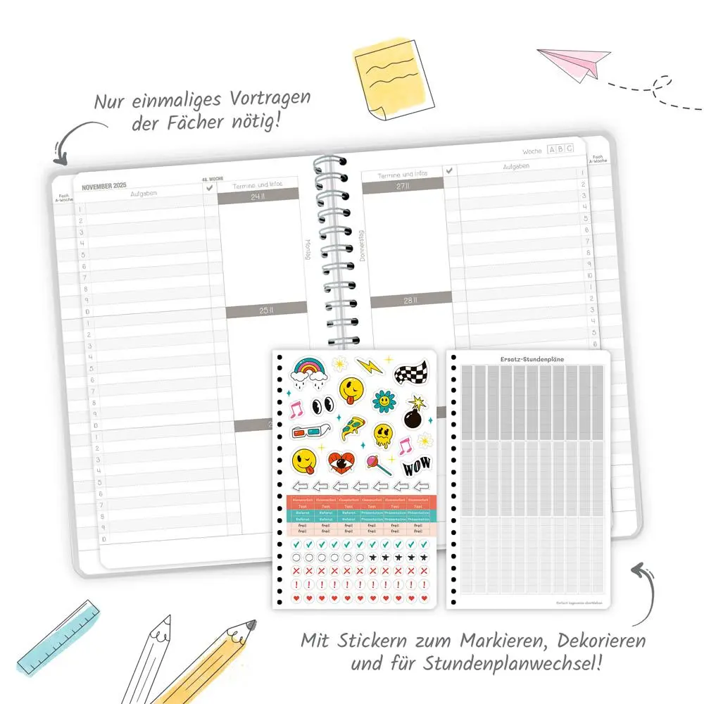 Bild: 9783988025203 | Trötsch Gymnasialplaner Light 25/26 | Trötsch Verlag GmbH &amp; Co. KG