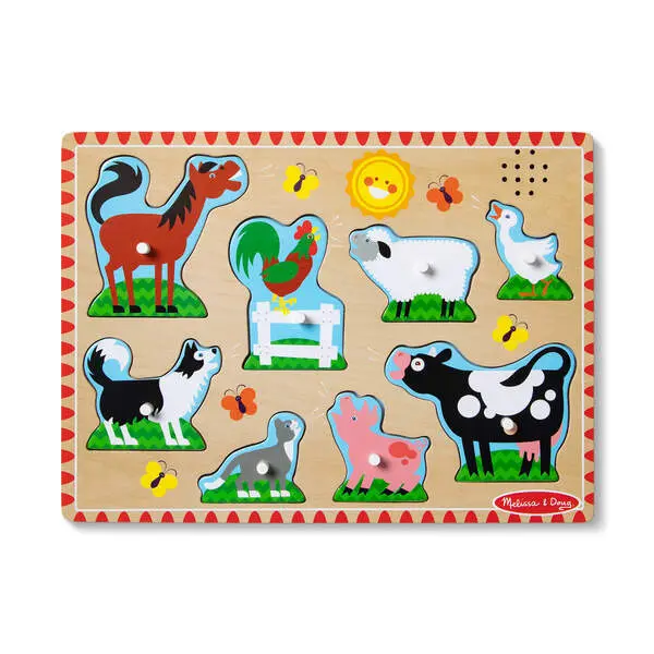 Bild: 681147005303 | MPZ Bauernhoftiere Sound Puzzle | Karton | 53030 | Deutsch | 2025