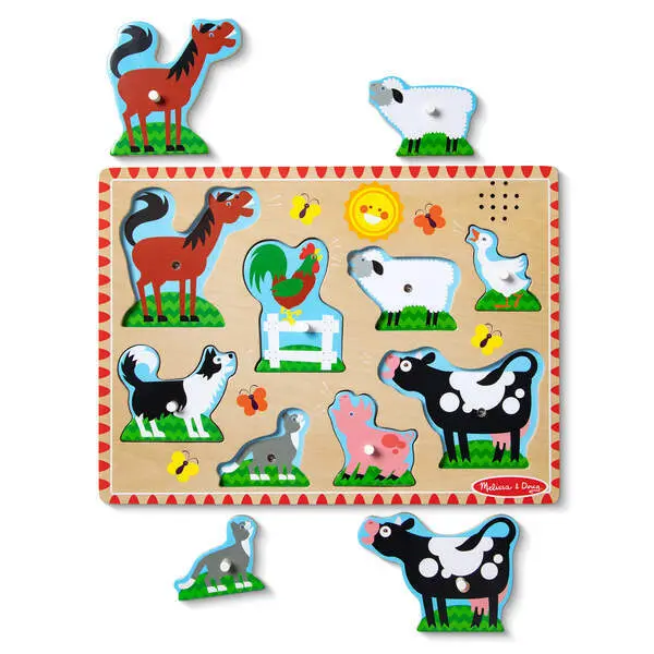 Bild: 681147005303 | MPZ Bauernhoftiere Sound Puzzle | Karton | 53030 | Deutsch | 2025