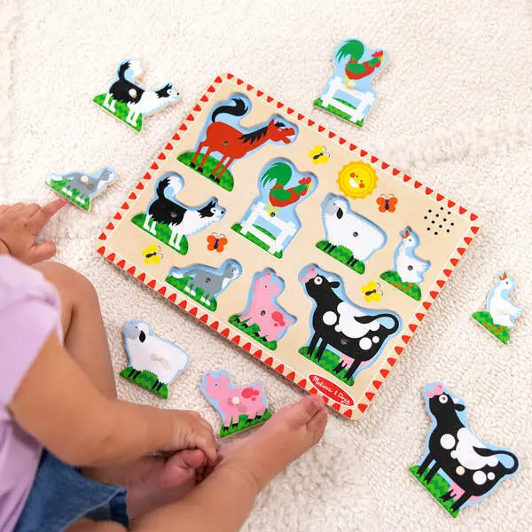Bild: 681147005303 | MPZ Bauernhoftiere Sound Puzzle | Karton | 53030 | Deutsch | 2025