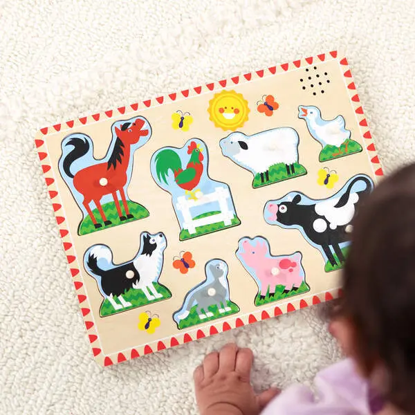 Bild: 681147005303 | MPZ Bauernhoftiere Sound Puzzle | Karton | 53030 | Deutsch | 2025