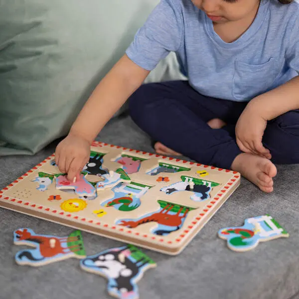Bild: 681147005303 | MPZ Bauernhoftiere Sound Puzzle | Karton | 53030 | Deutsch | 2025