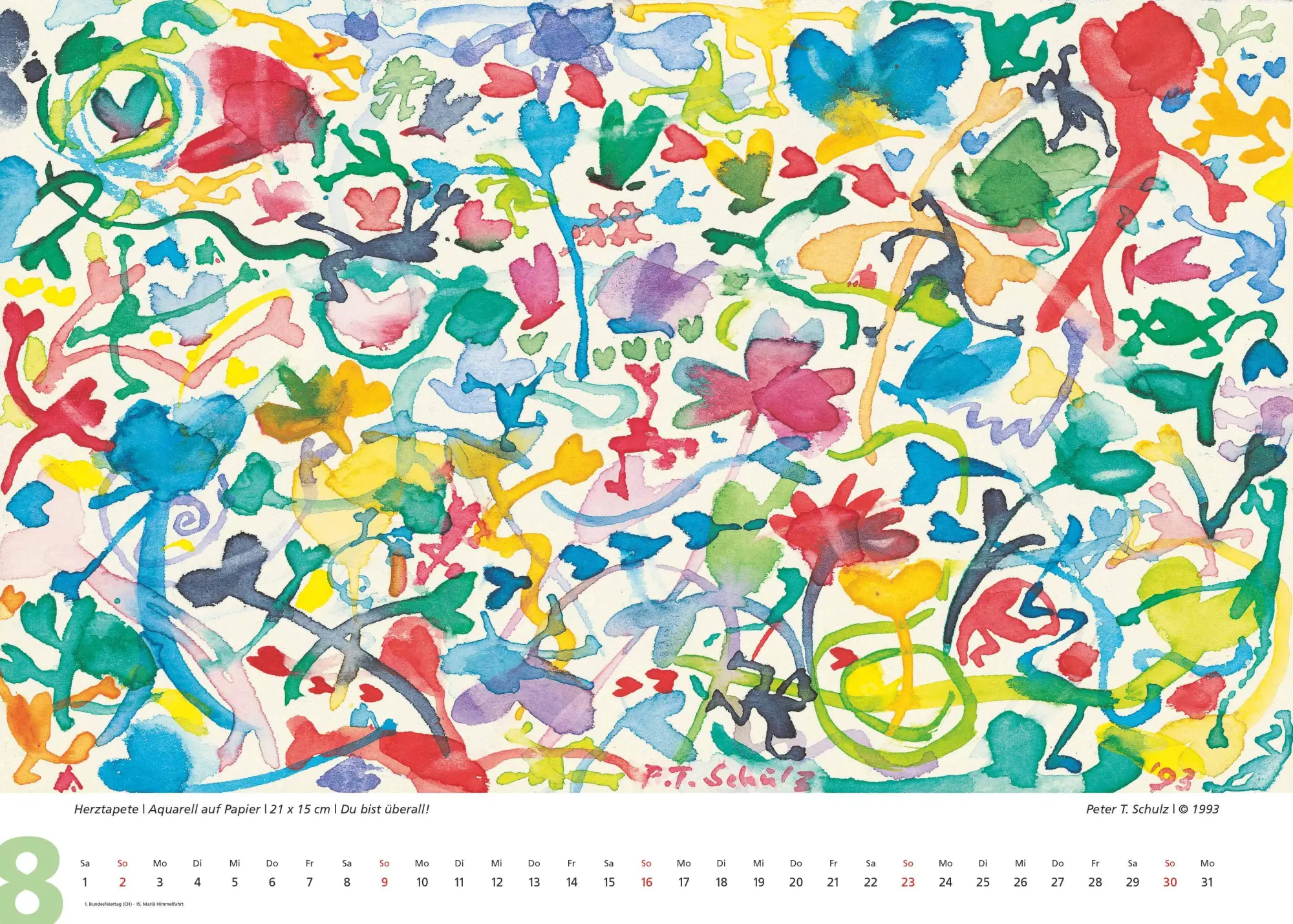 Bild: 4069095005303 | Herzklopen - Petoschu | Peter-T. Schulz | Kalender | 13 S. | Deutsch