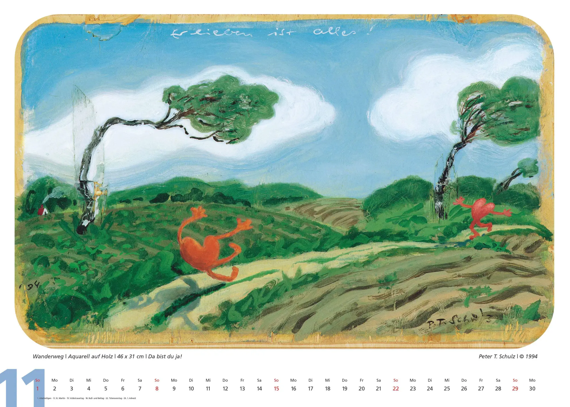 Bild: 4069095005303 | Herzklopen - Petoschu | Peter-T. Schulz | Kalender | 13 S. | Deutsch