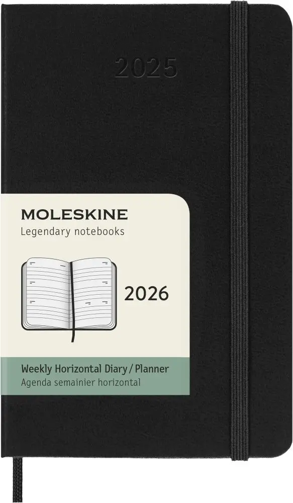 Bild: 8056999275303 | Moleskine 12 Monate Wochenkalender 2026, Pocket/A6, 1 Wo = 2...