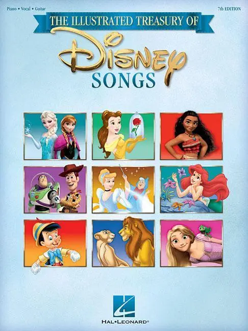 Cover: 9781540015303 | The Illustrated Treasury of Disney Songs | HAL LEONARD | Taschenbuch