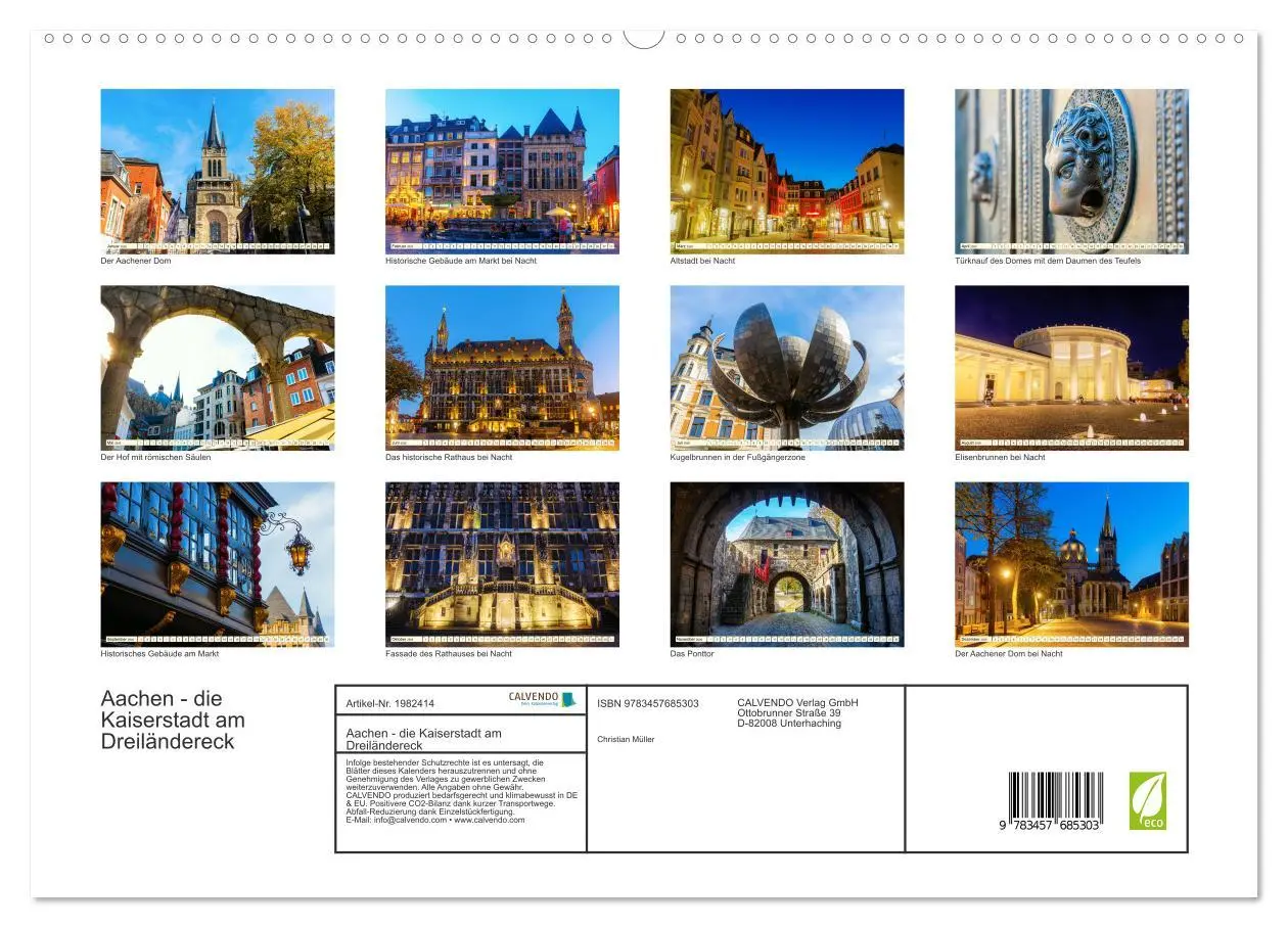 Bild: 9783457685303 | Aachen - die Kaiserstadt am Dreiländereck (hochwertiger Premium...
