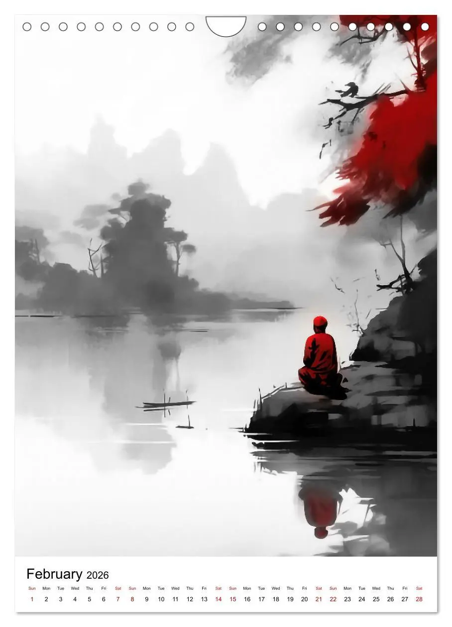 Bild: 9783516535303 | Zen Serenity (Wall Calendar 2026 DIN A4 portrait), CALVENDO 12...