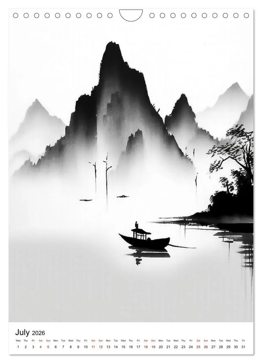 Bild: 9783516535303 | Zen Serenity (Wall Calendar 2026 DIN A4 portrait), CALVENDO 12...